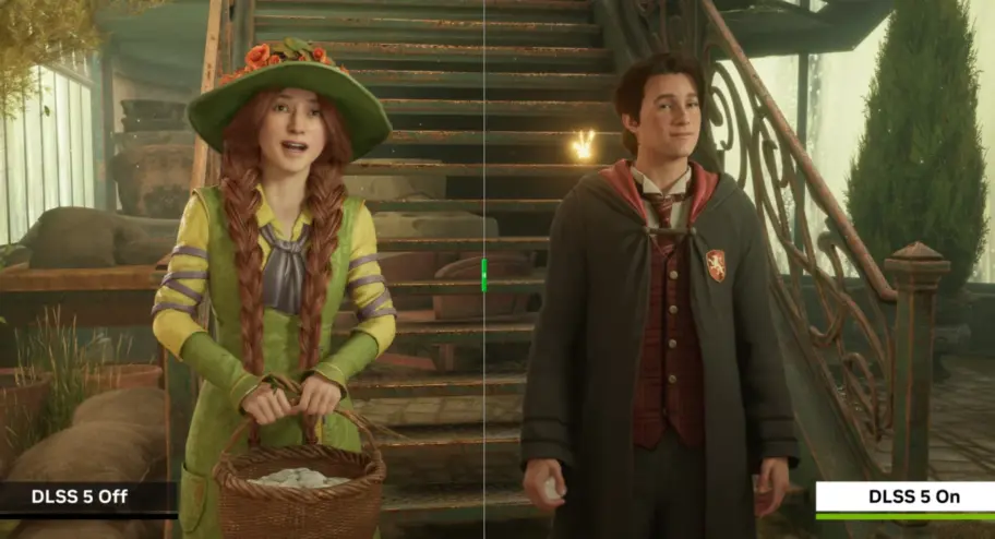 DLSS 5 dans Hogwarts Legacy