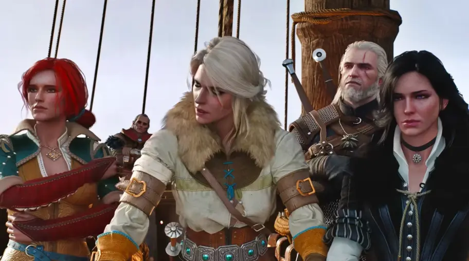 Geralt The Riv The Wetcher 3 Remastered avec les autres personnages