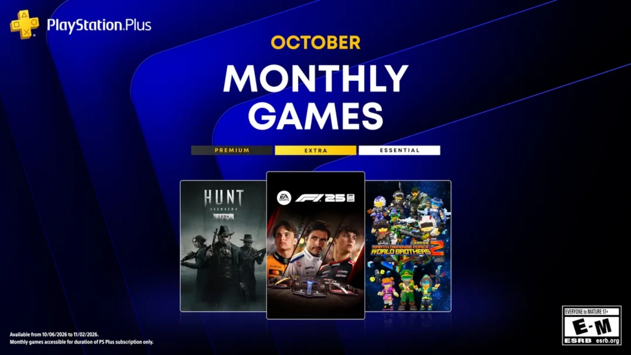 Jeux PS Plus d'Octobre 2026