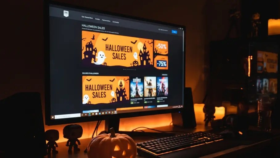 Soldes d'Halloween Epic Games Store