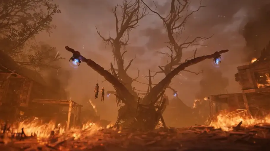 Arbre avec soldats zombies dans Valor Mortis