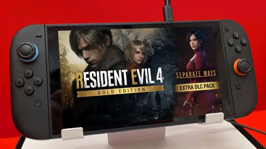 Visuel officiel de Resident Evil 4 Gold Edition sur Nintendo Switch 2